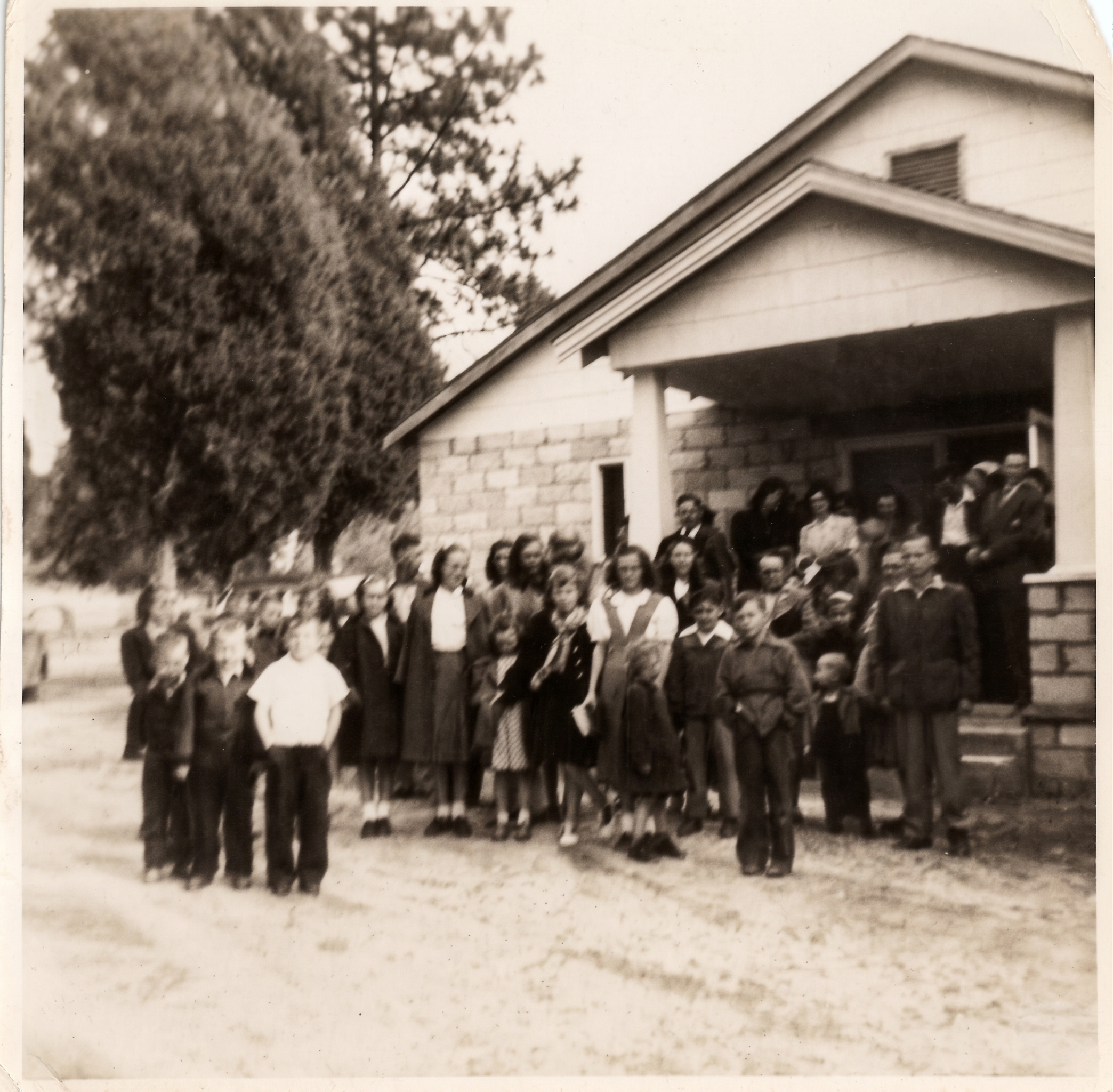 Original Cedar Grove Church 1952